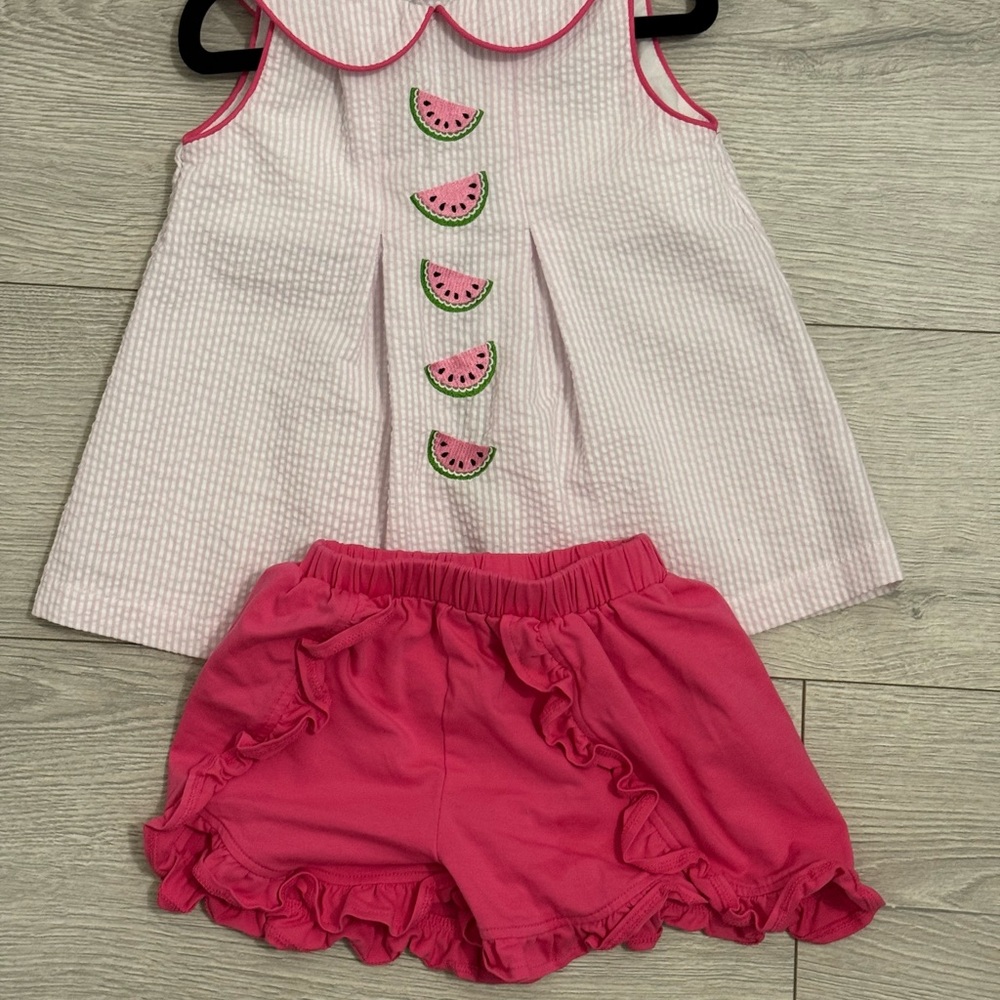 Pink Watermelon Kids Matching Set